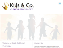 Tablet Screenshot of kidsandco.com.au